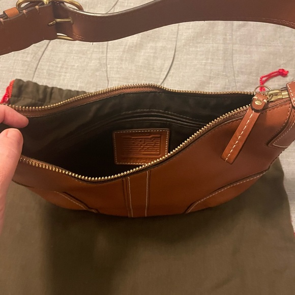 Vintage Coach leather shoulder bag - Picture 4 of 6